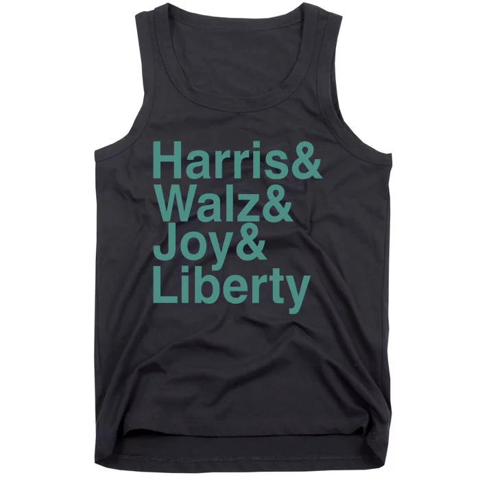 ‪Harris & Walz & Joy & Liberty Tank Top