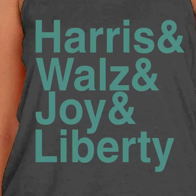 ‪Harris & Walz & Joy & Liberty Women's Knotted Racerback Tank