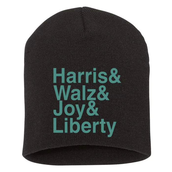 ‪Harris & Walz & Joy & Liberty Short Acrylic Beanie