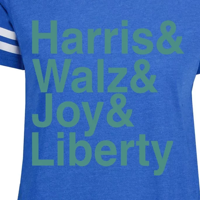 ‪Harris & Walz & Joy & Liberty Enza Ladies Jersey Football T-Shirt