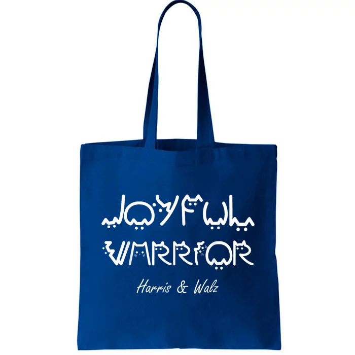 Harris Waltz Joyful Warrior Kamala Harris Tim Walz President Tote Bag