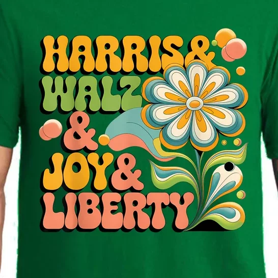 Harris Walz Joy Liberty Election Day Pajama Set