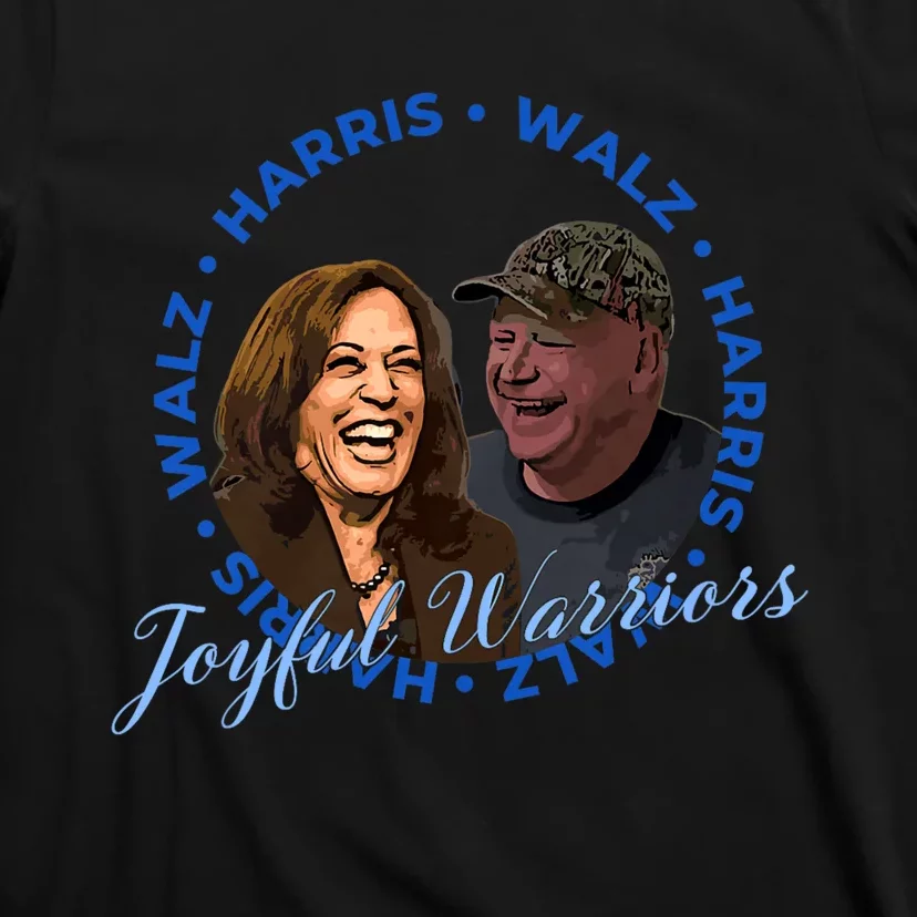 Harris Walz Joyful Warriors Walz Kamala Harris 2024 T-Shirt