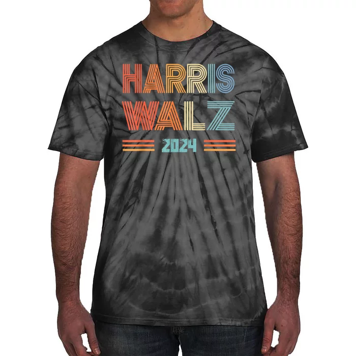 Harris Waltz Kamala Harris Walz 2024 Vp President 47th Tim Tie-Dye T-Shirt