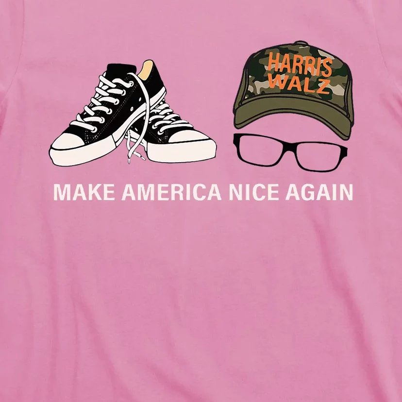 Harris Walz Kamal Make America Nice Again Kamala Rally T-Shirt