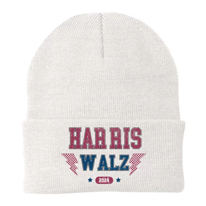 Harris Walz Kamala Harris Tim Walz Election 2024 Knit Cap Winter Beanie