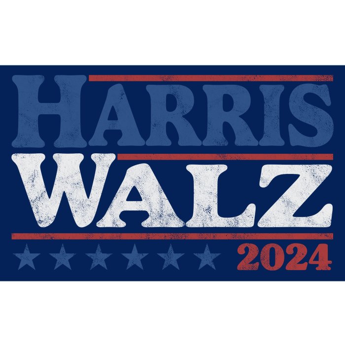 Harris Waltz Kamala Harris Tim Waltz 2024 Vintage Election Bumper Sticker