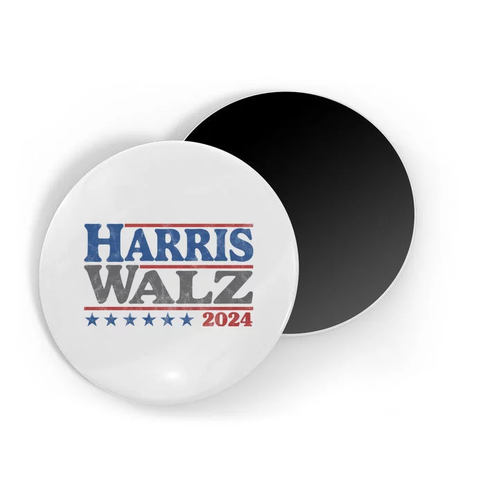 Harris Waltz Kamala Harris Tim Waltz 2024 Vintage Election Magnet