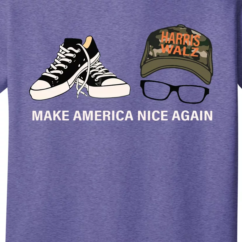 Harris Walz Kamal Make America Nice Again Kamala Rally T-Shirt