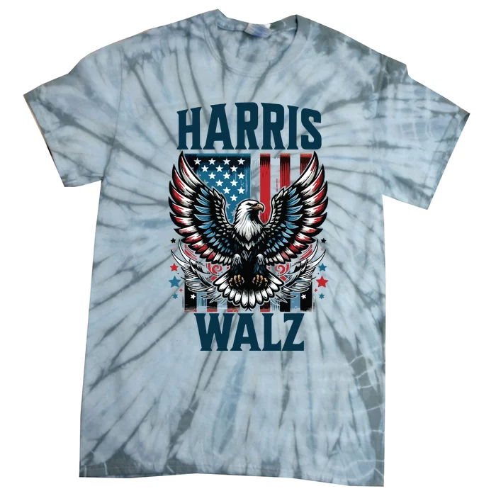 Harris Walz Kamala Harris Walz 2024 Tie-Dye T-Shirt