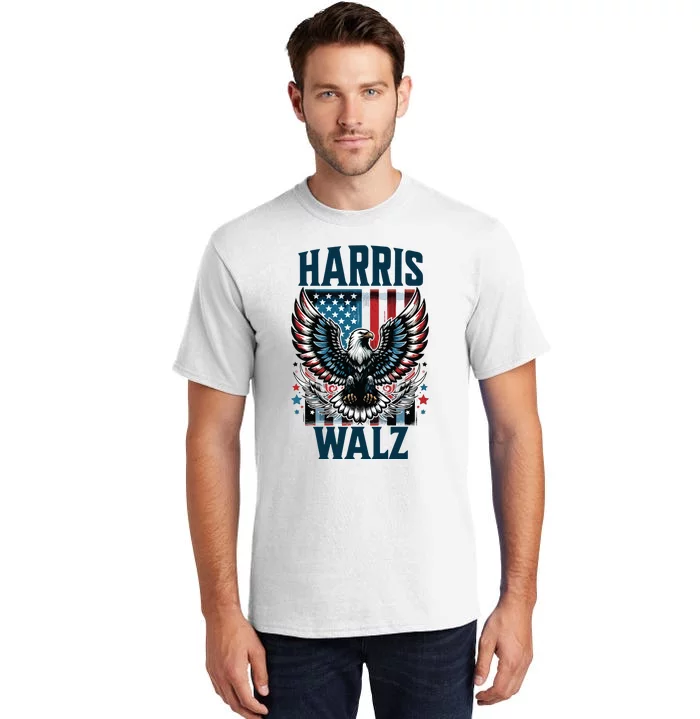 Harris Walz Kamala Harris Walz 2024 Tall T-Shirt