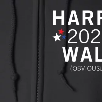 Harris Walz Kamala Democrat Voting Presidential Election Full Zip Hoodie