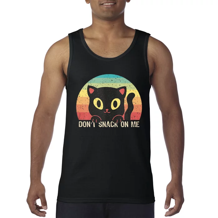 Harris Walz Kamala 2024 Support DonT Snack On Me Cat Tank Top