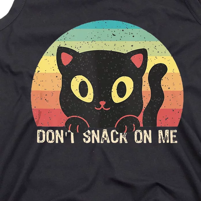 Harris Walz Kamala 2024 Support DonT Snack On Me Cat Tank Top