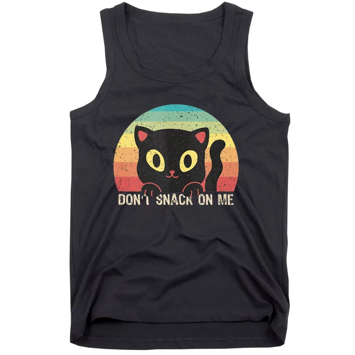 Harris Walz Kamala 2024 Support DonT Snack On Me Cat Tank Top