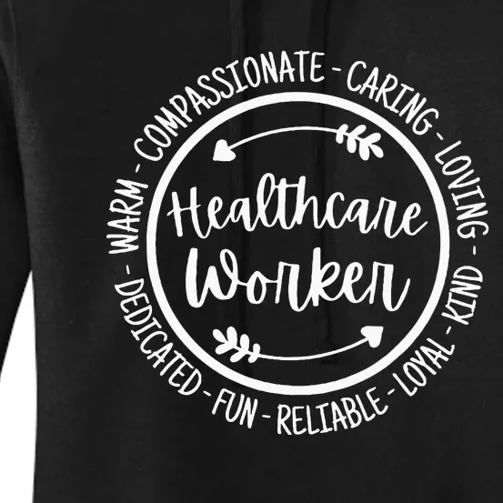 Healthcare Worker Life Essential Health Care Appreciation Women's Pullover Hoodie