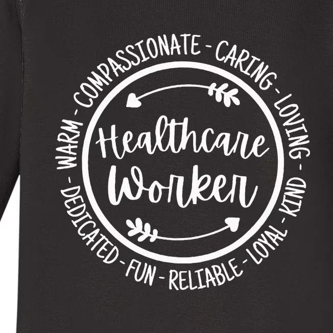 Healthcare Worker Life Essential Health Care Appreciation Baby Long Sleeve Bodysuit