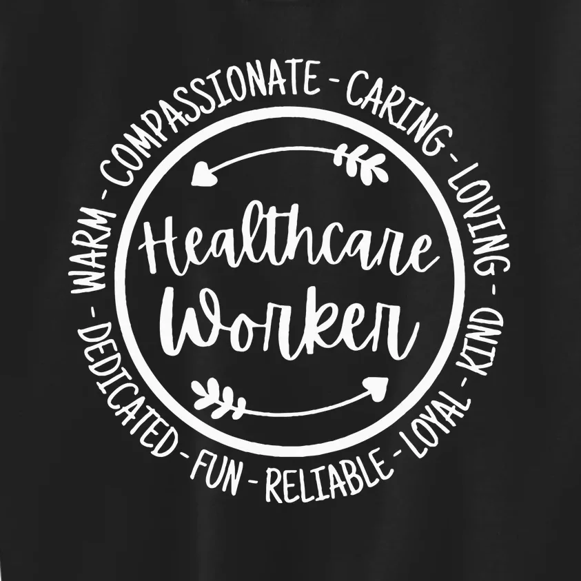 Healthcare Worker Life Essential Health Care Appreciation Kids Sweatshirt