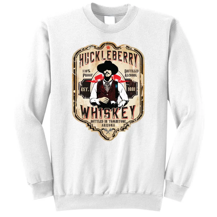 Huckleberry Whiskey Label Sweatshirt