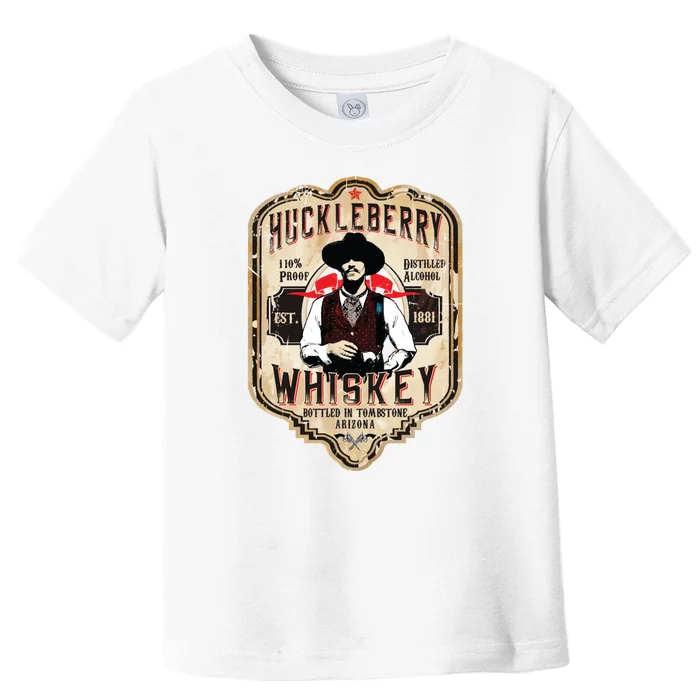 Huckleberry Whiskey Label Toddler T-Shirt