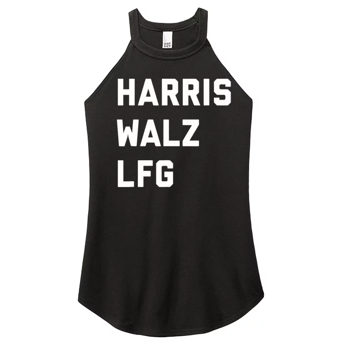 Harris Walz Lfg 2024 Election Democrat Ticket Women’s Perfect Tri Rocker Tank