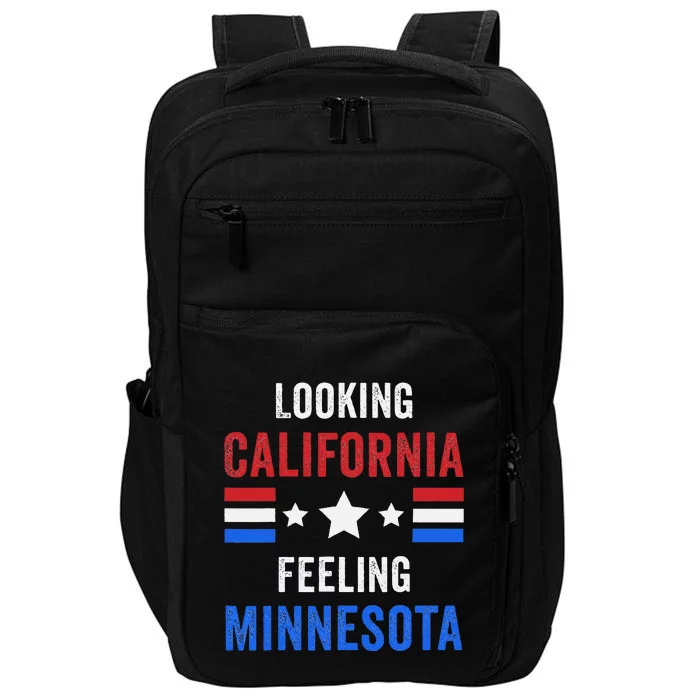 Harris Walz Looking California Feeling Minnesota Impact Tech Backpack