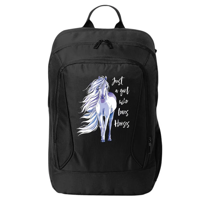 Horse Who Loves Horseback Riding Equestrian Farm City Backpack