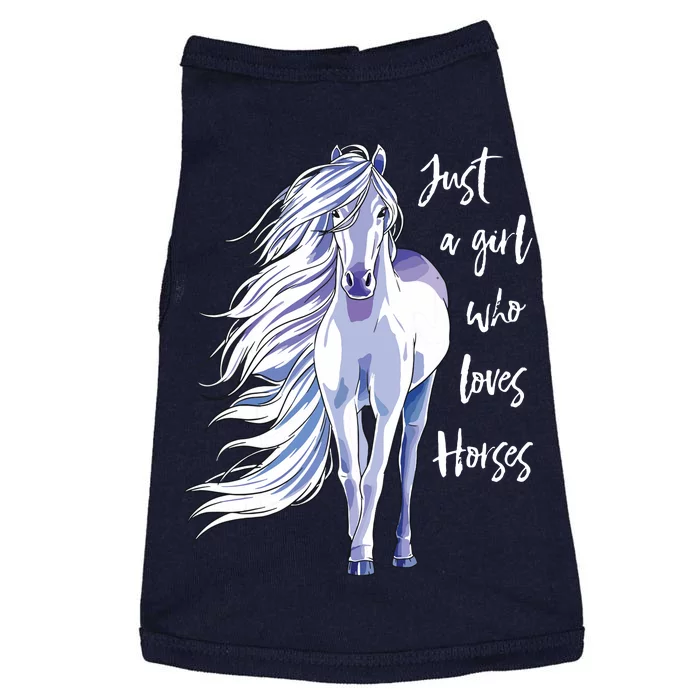 Horse Who Loves Horseback Riding Equestrian Farm Doggie Tank