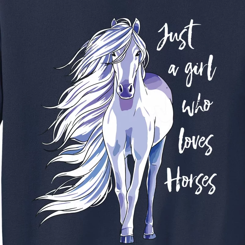 Horse Who Loves Horseback Riding Equestrian Farm Sweatshirt