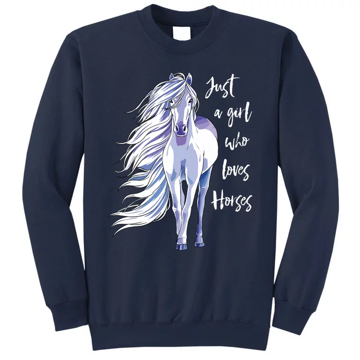 Horse Who Loves Horseback Riding Equestrian Farm Sweatshirt