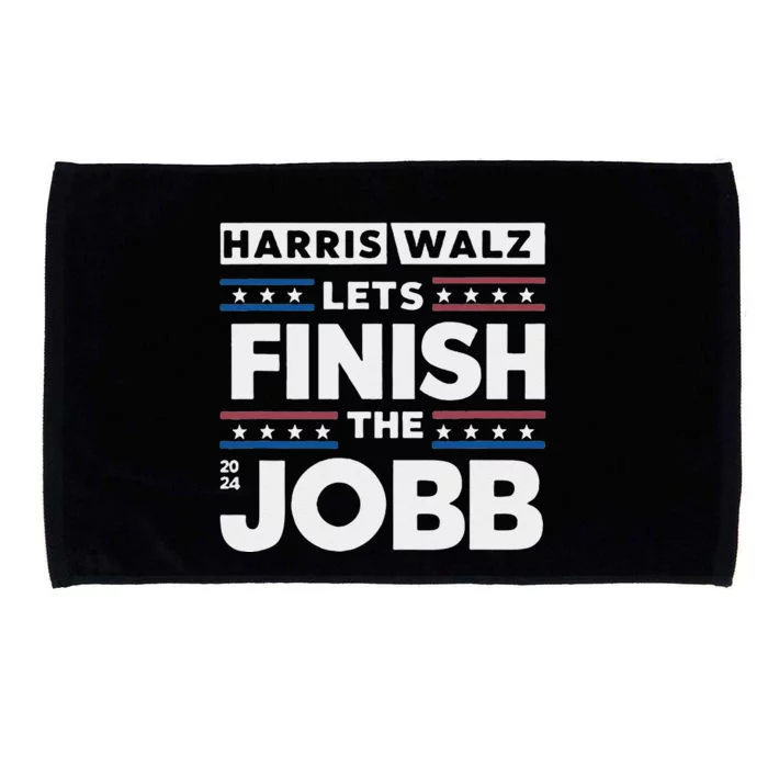 Harris Walz Lets Finish The Job Microfiber Hand Towel