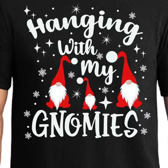 Hanging With My Gnomies Christmas Winter Pajama Set