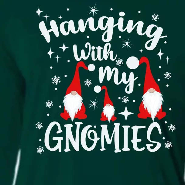 Hanging With My Gnomies Christmas Winter Cooling Performance Long Sleeve Crew