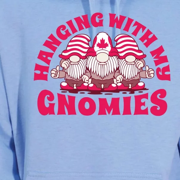 Hanging With My Gnomies Canada Unisex Surf Hoodie