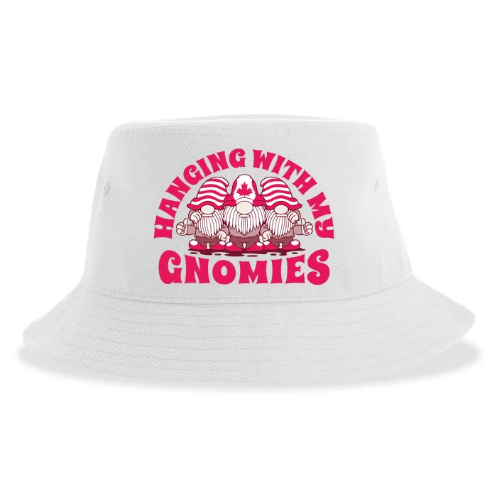 Hanging With My Gnomies Canada Sustainable Bucket Hat