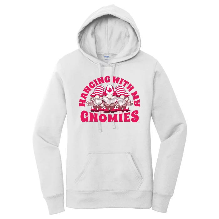 Hanging With My Gnomies Canada Women's Pullover Hoodie