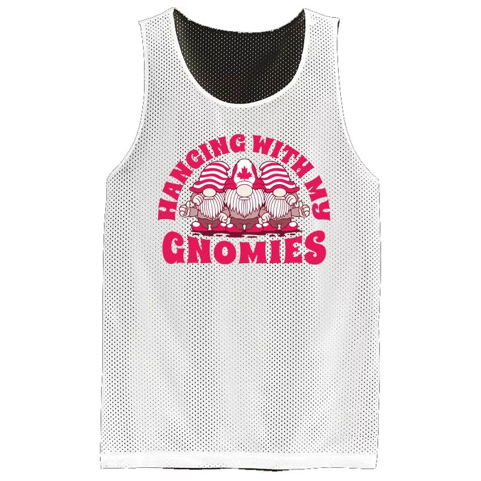 Hanging With My Gnomies Canada Mesh Reversible Basketball Jersey Tank