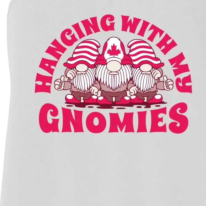 Hanging With My Gnomies Canada Women's Racerback Tank