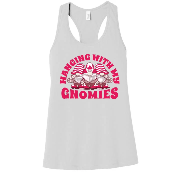 Hanging With My Gnomies Canada Women's Racerback Tank