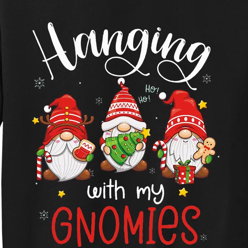 Hanging With My Gnomies Funny Christmas Gnome Sweatshirt