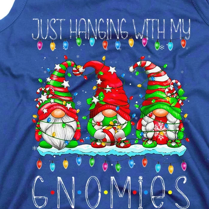 Hangin With My Gnomies Christmas Family Gnome Xmas Matching Tank Top