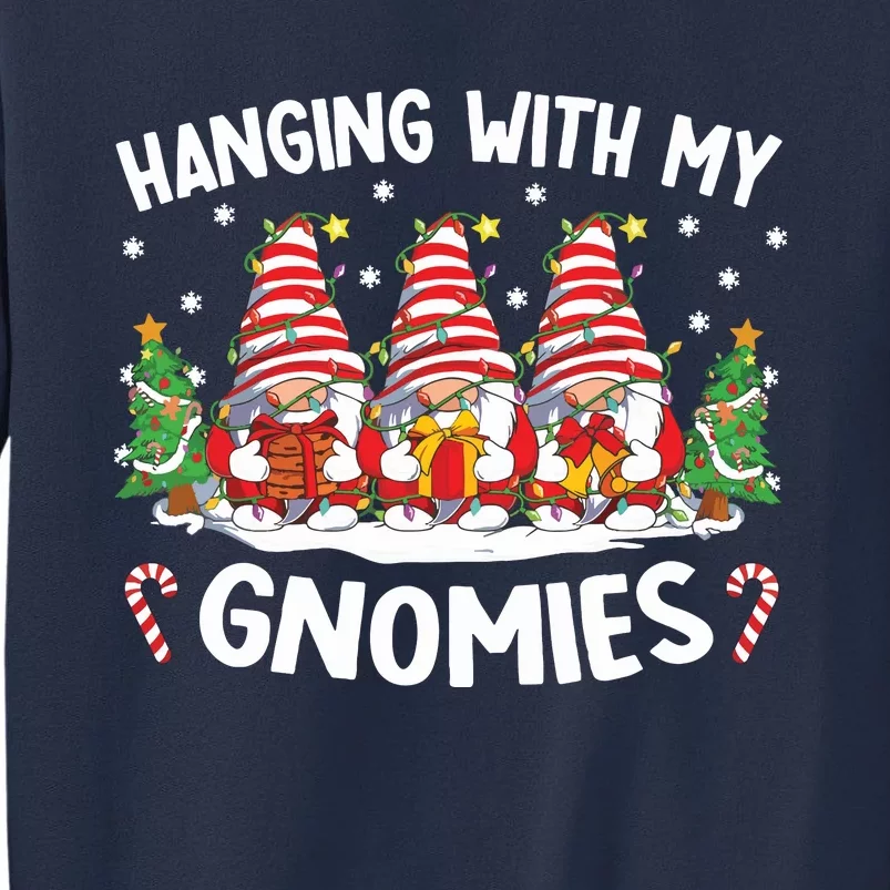 Hanging With My Gnomies Matching Family Christmas Pjs Gnome Sweatshirt