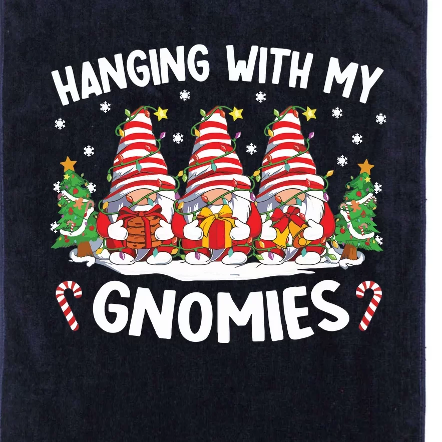 Hanging With My Gnomies Matching Family Christmas Pjs Gnome Platinum Collection Golf Towel