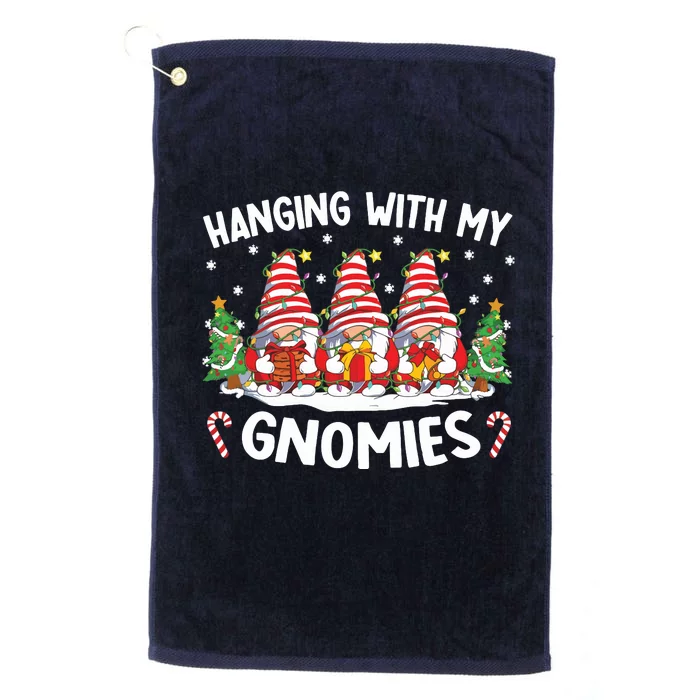 Hanging With My Gnomies Matching Family Christmas Pjs Gnome Platinum Collection Golf Towel