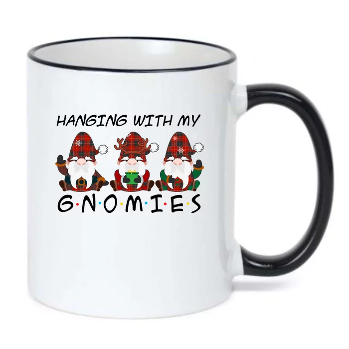 Hanging With My Gnomies Friends Christmas Holiday Black Color Changing Mug