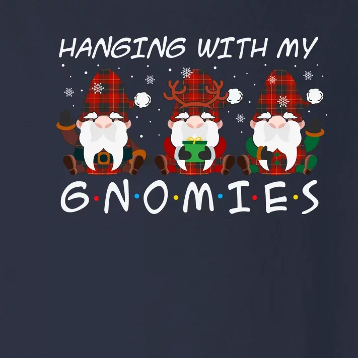 Hanging With My Gnomies Friends Christmas Holiday Toddler Long Sleeve Shirt