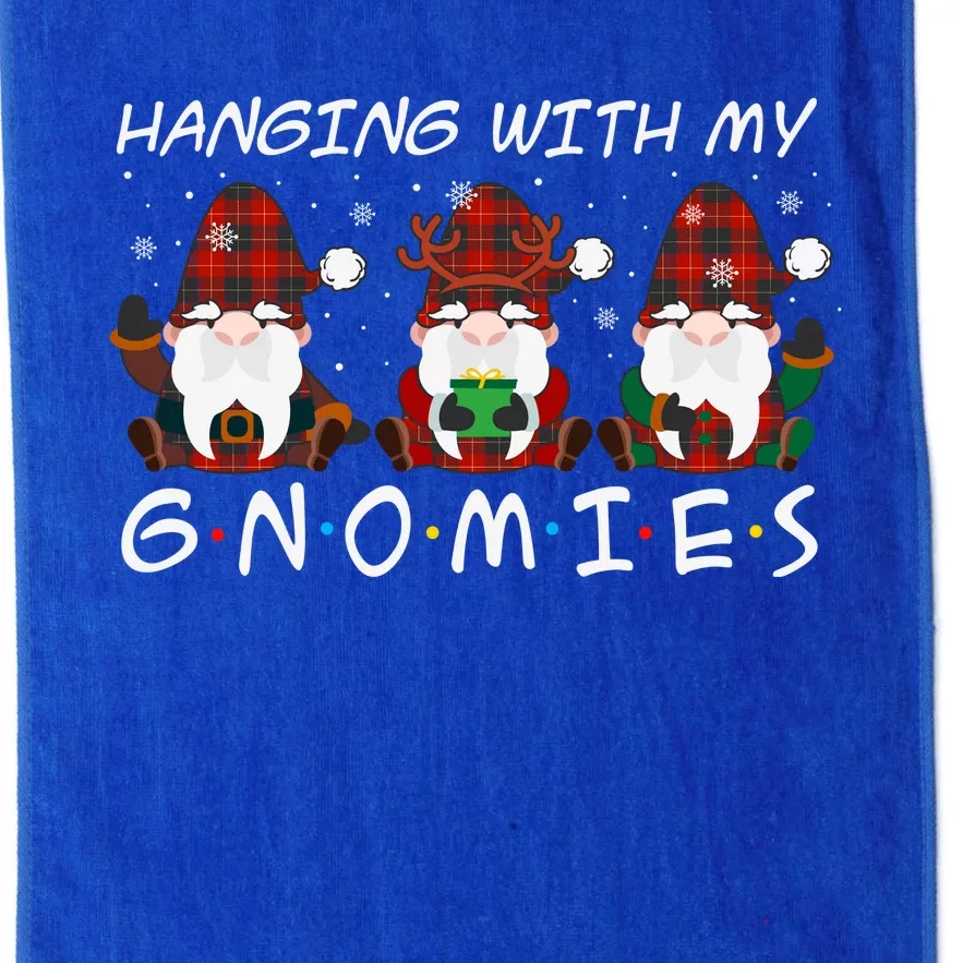 Hanging With My Gnomies Friends Christmas Holiday Platinum Collection Golf Towel