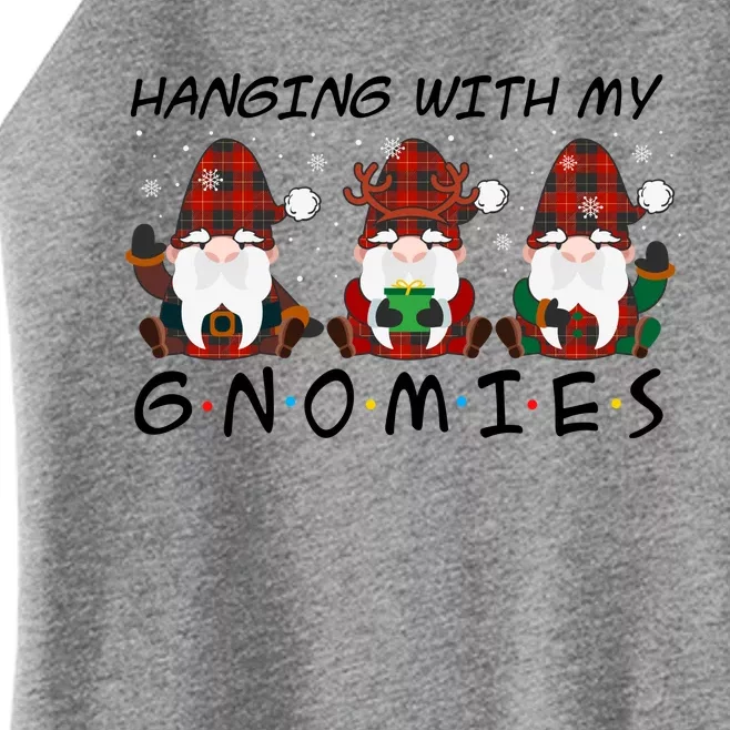 Hanging With My Gnomies Friends Christmas Holiday Women’s Perfect Tri Rocker Tank