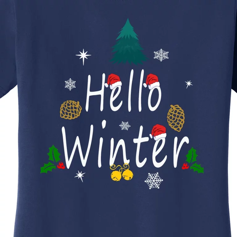 Hello Winter | Merry Christmas Women's T-Shirt