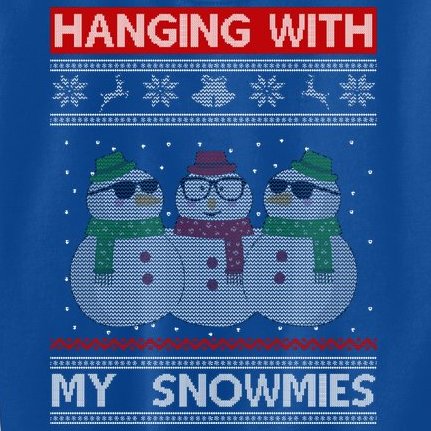 Hanging With My Snowmies Ugly Christmas Kids Sweatshirt